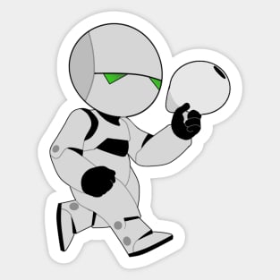 Marvin the Paranoid Android Sticker